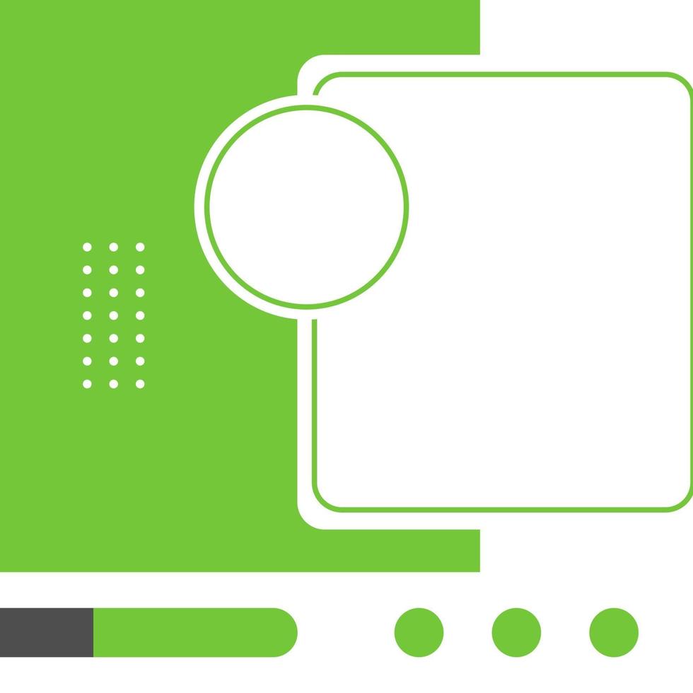 social media background template white green Healthy food promotion and banner post vector
