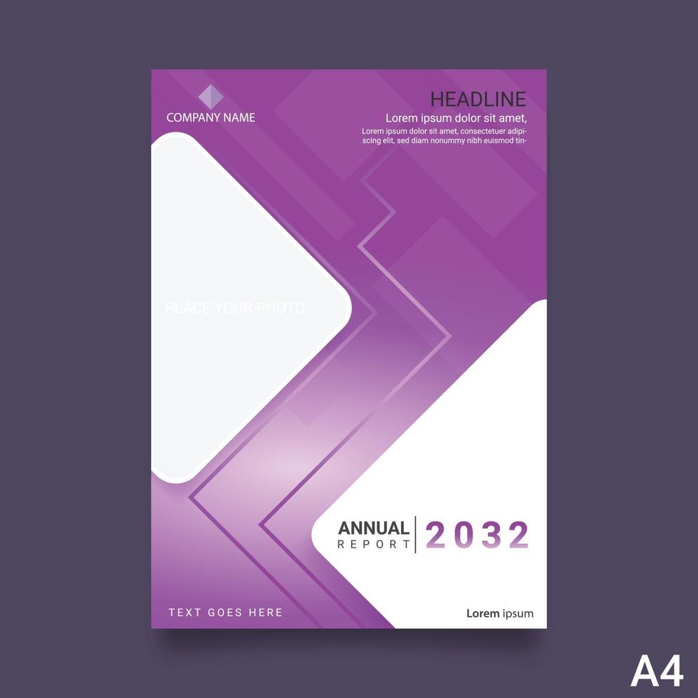 Brochure layout design. Corporate business annual report, catalog, magazine, flyer template vector