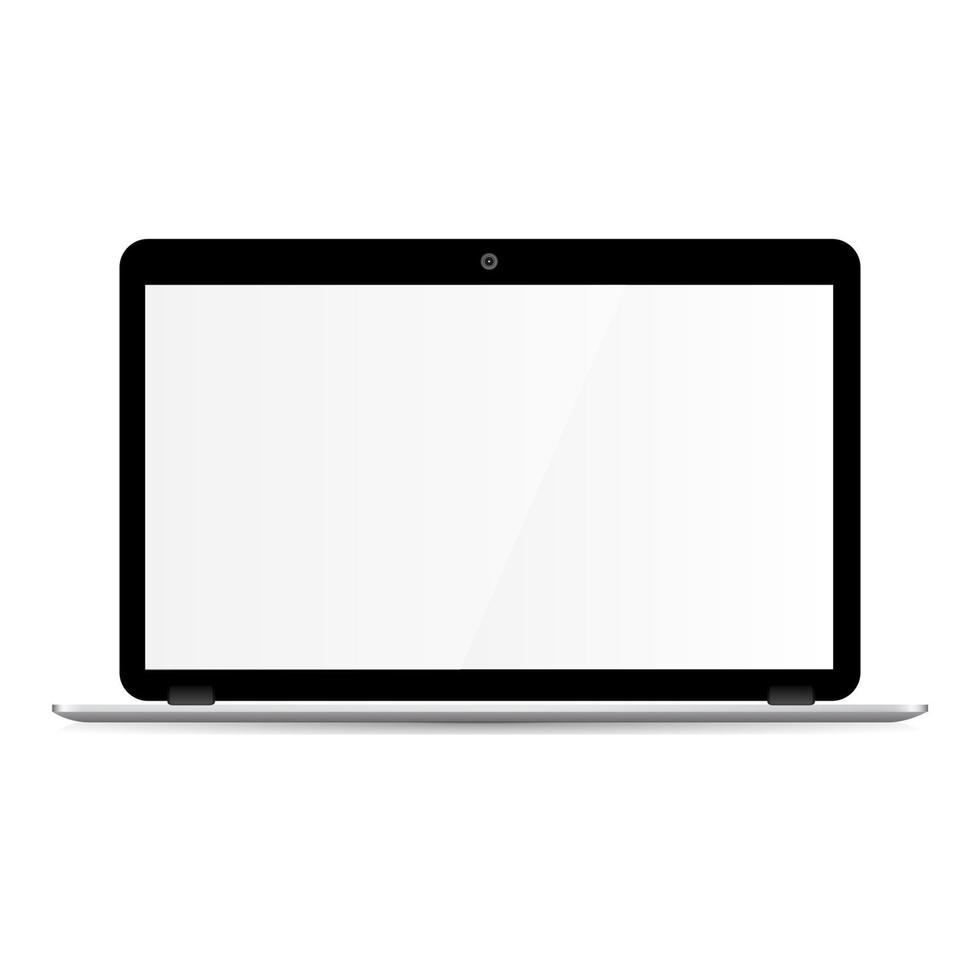 Laptop screen Pc vector