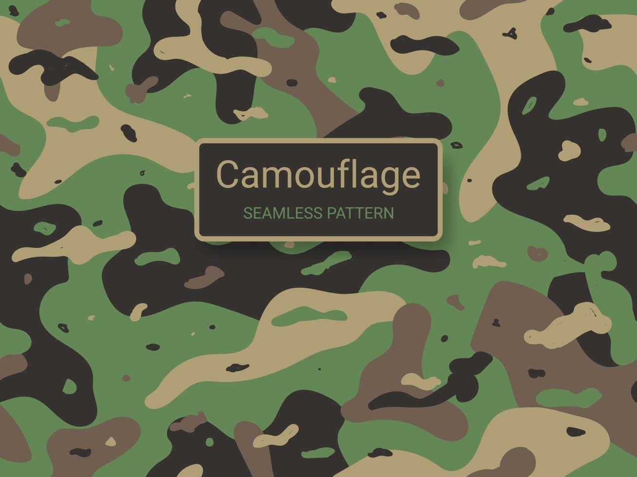 Army and military camouflage texture seamless pattern background vector