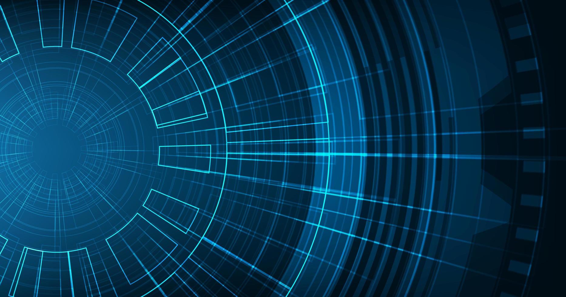 Modern Circuit Microchip on Technology Background, Hi-tech Digital and security Concept design vector