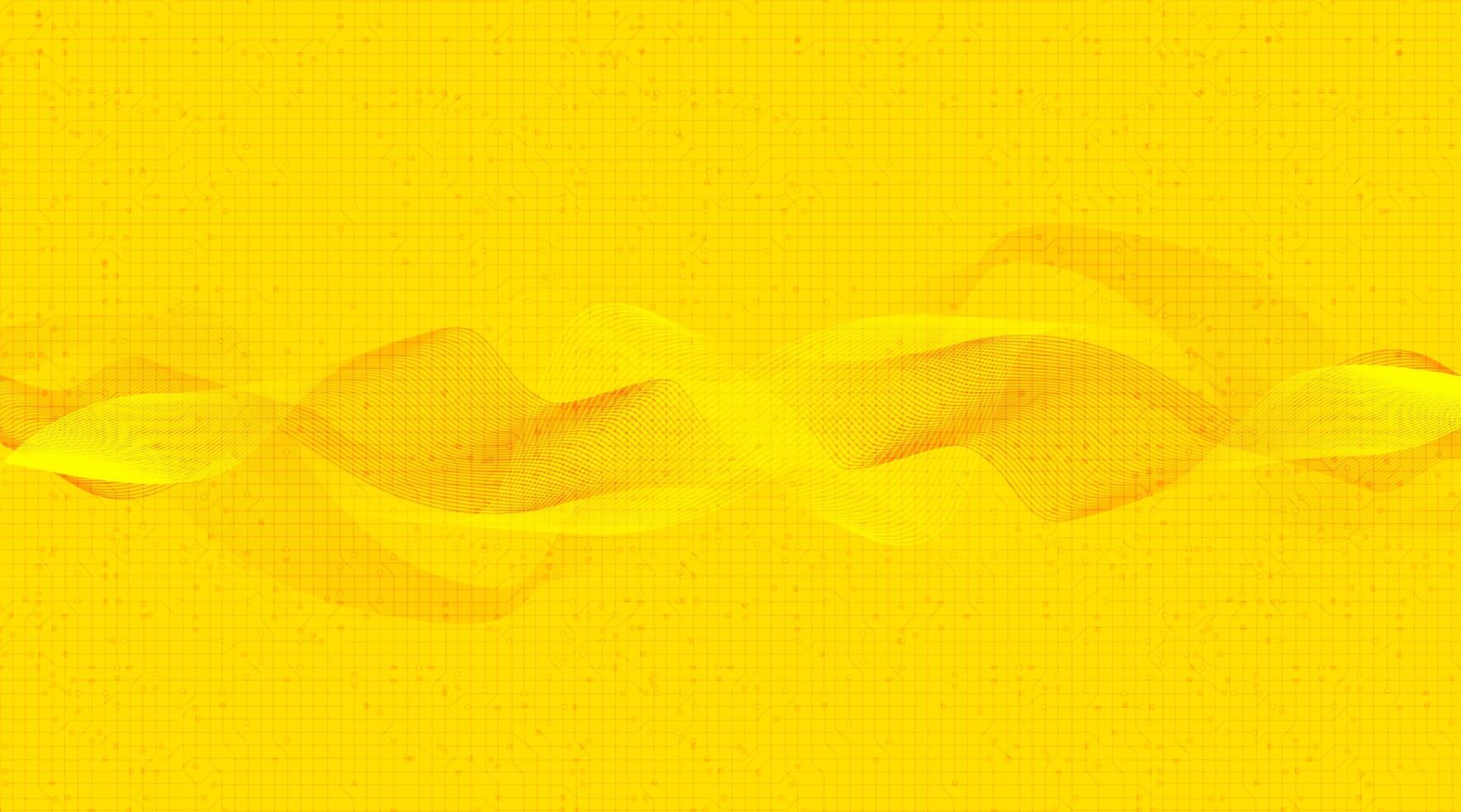 Equalizer Wave Low and Hight richter scale on Yellow Background vector
