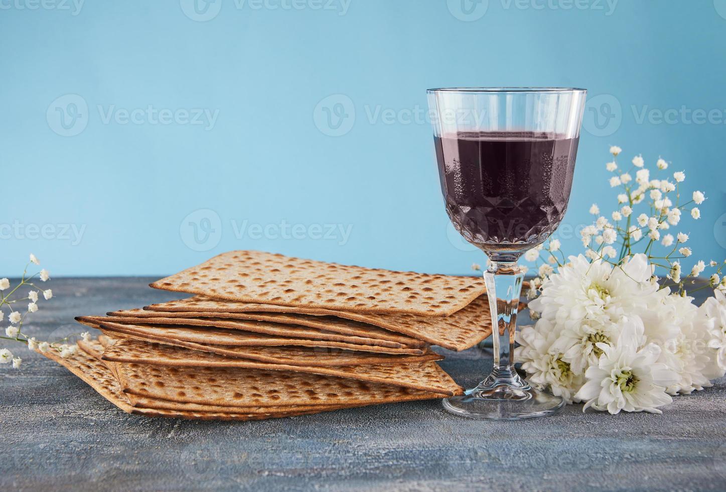 concepto de celebración de pesaj, fiesta de la pascua judía foto