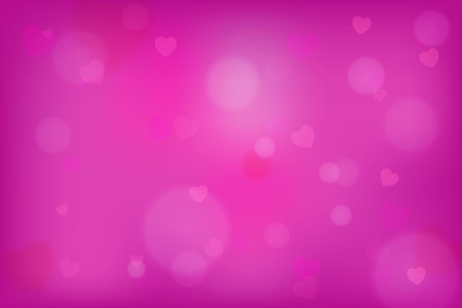 Blurred valentines day background concept. Romantic quote postcard, card, invitation, banner template design vector