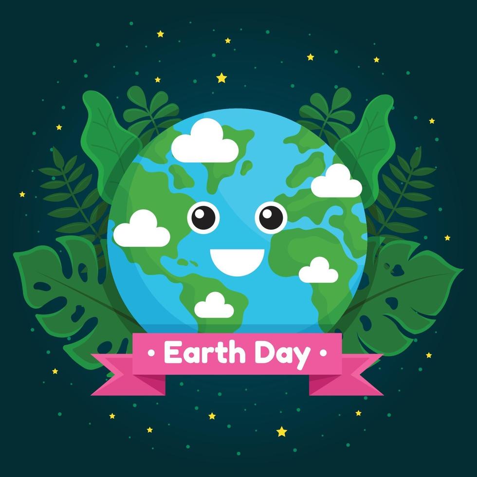 Happy Earth Day Desing vector