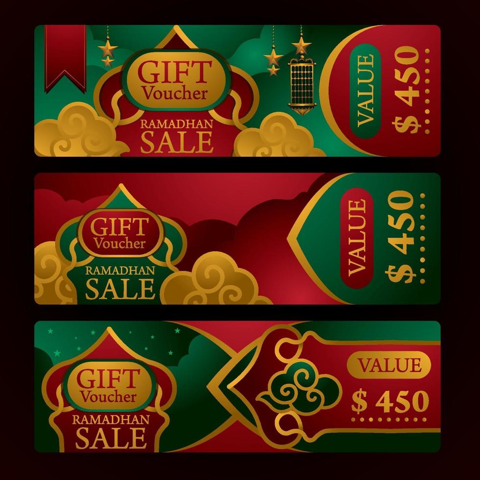 Ramadhan Sale Voucher vector
