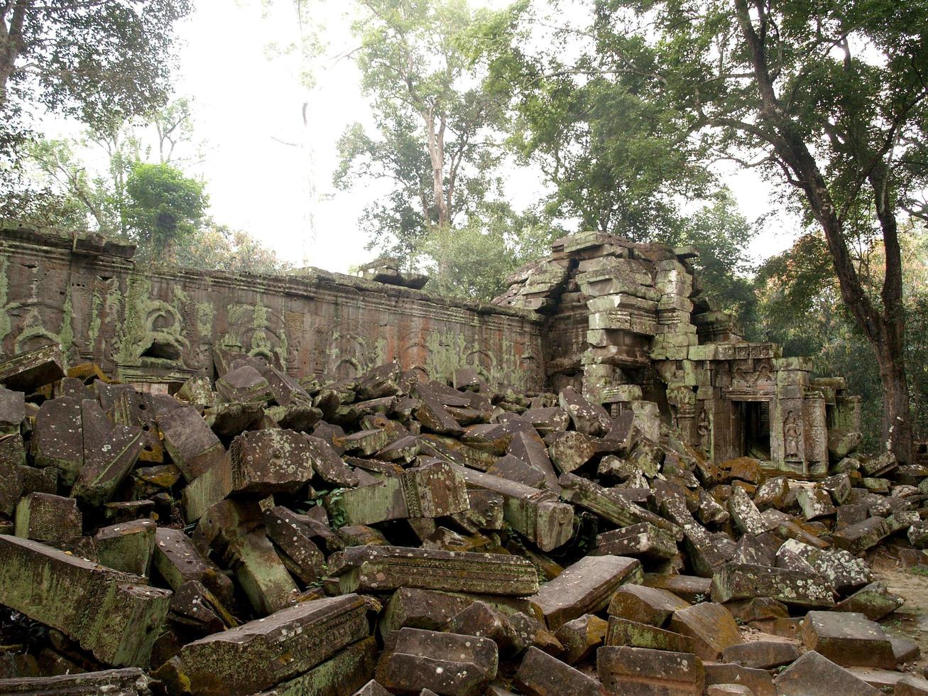 Siem Reap, Cambodia, 2021 - Angkor Thom ruins photo