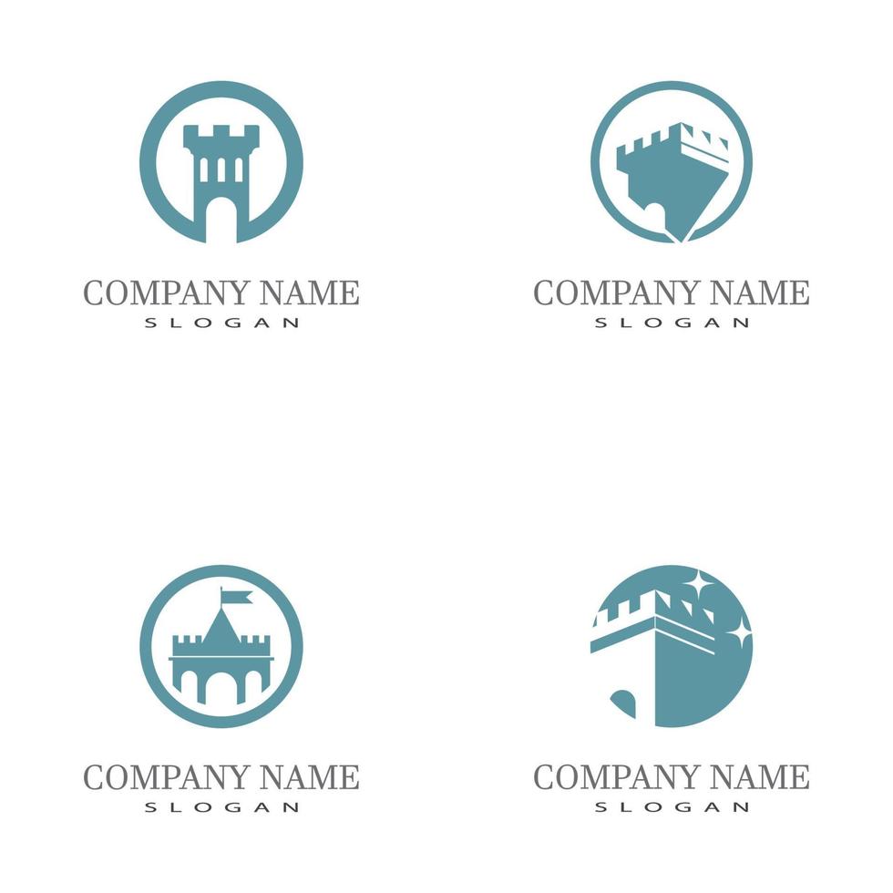 Castle Logo Template vector symbol  icon design