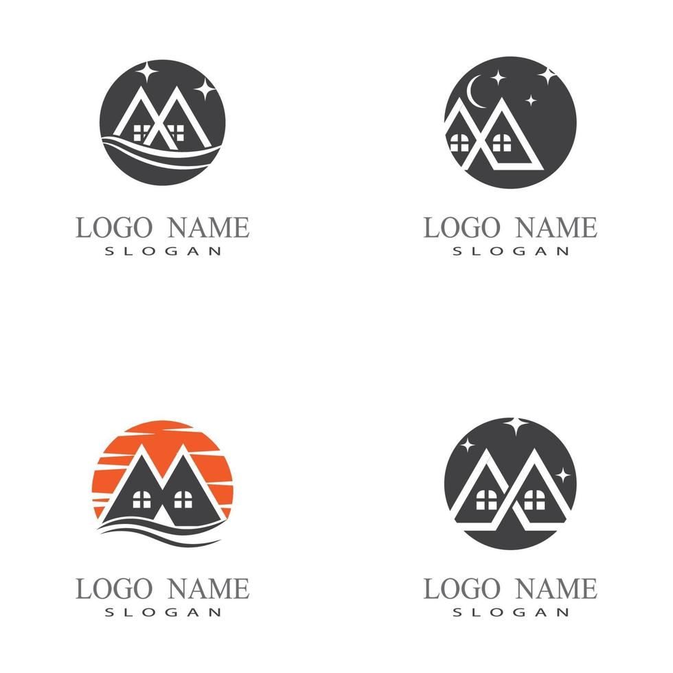 Real Estate , Property and Construction Logo design vector