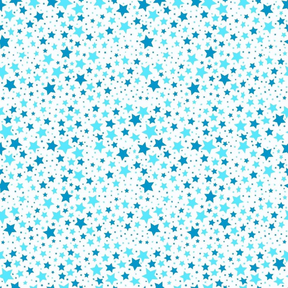 Seamless pattern of stars. Vector background