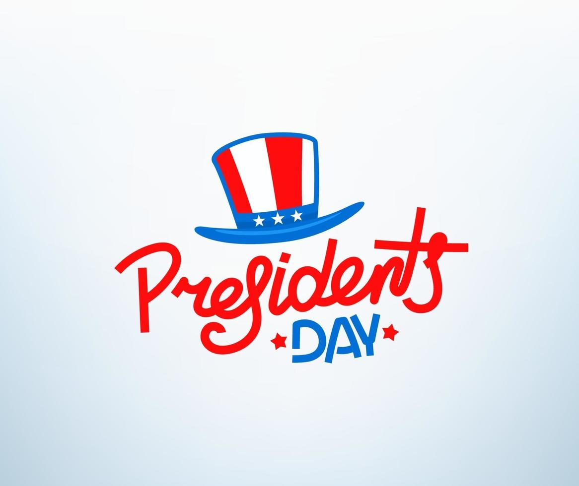 Presidents day greeting card. Vector concept