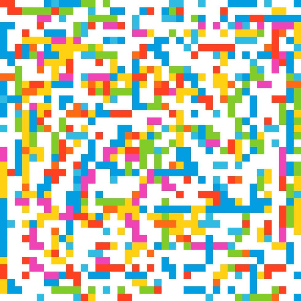 Colorful mosaic seamless vector