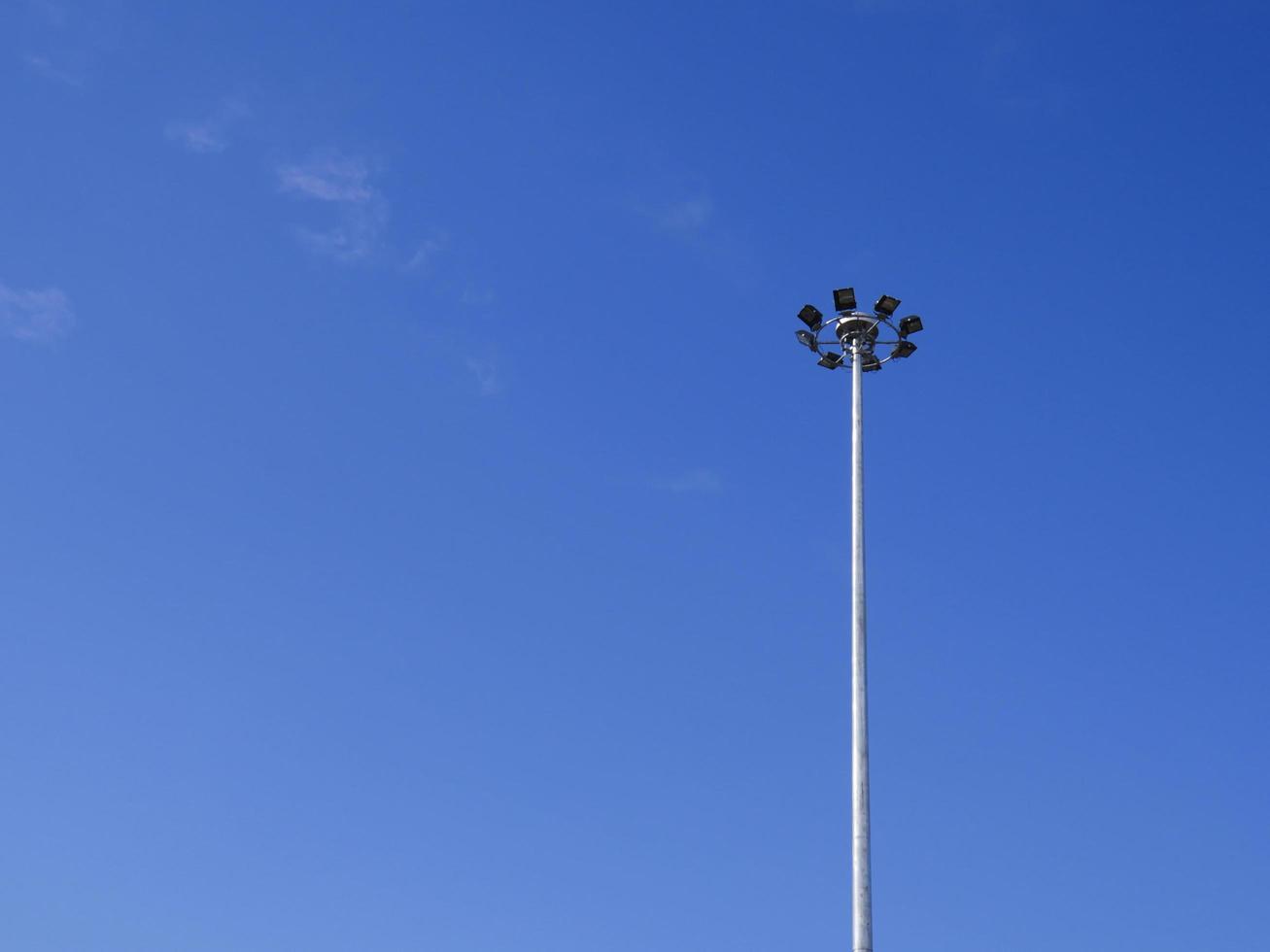 Lights on a tall pole photo