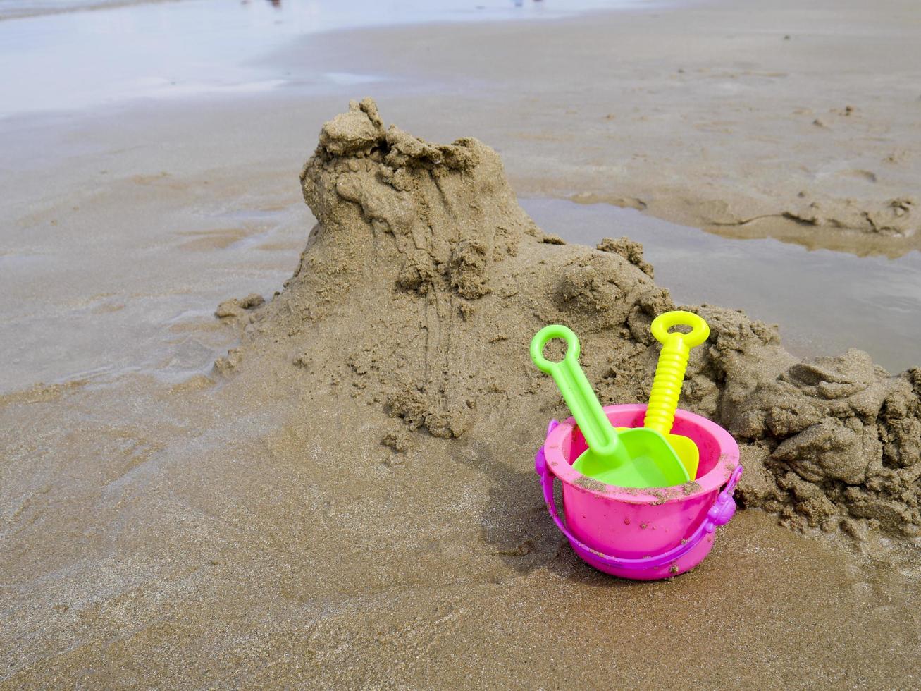 Beach bucket and shovel toys photo