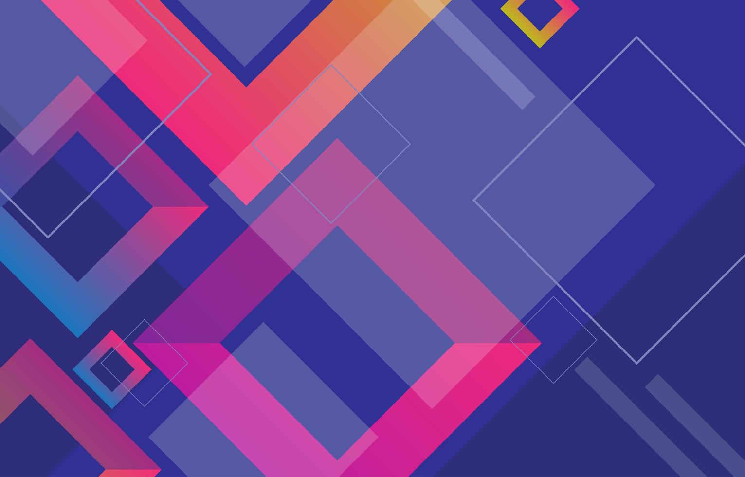 Geometric Square Abstract Background vector