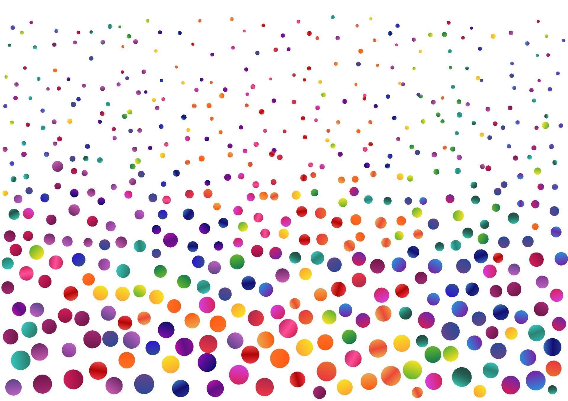 Colorful circle confettis vector background 2191486 Vector Art at Vecteezy