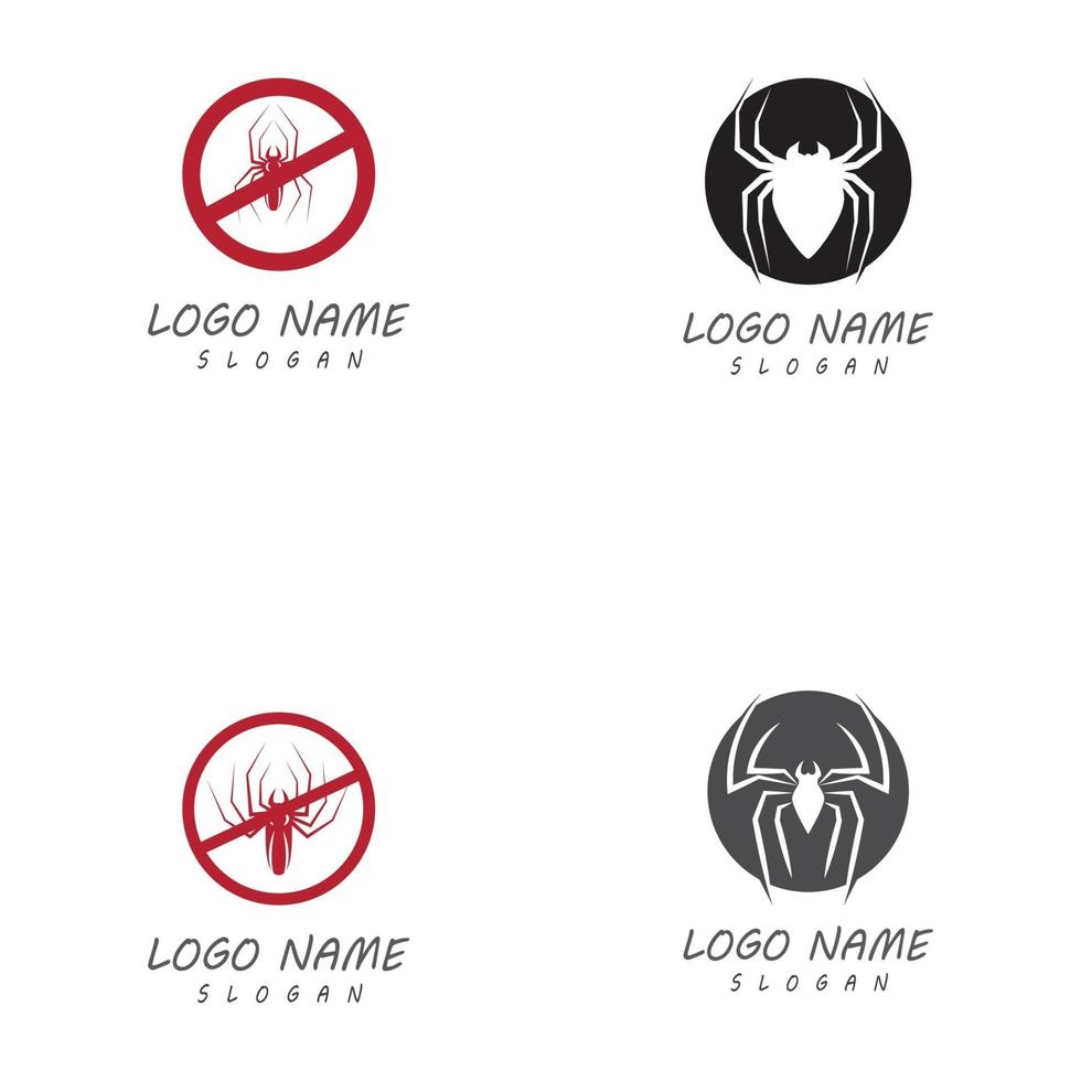 Spider Logo Templates vector