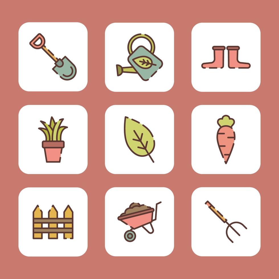 Fun Eco Gardening vector