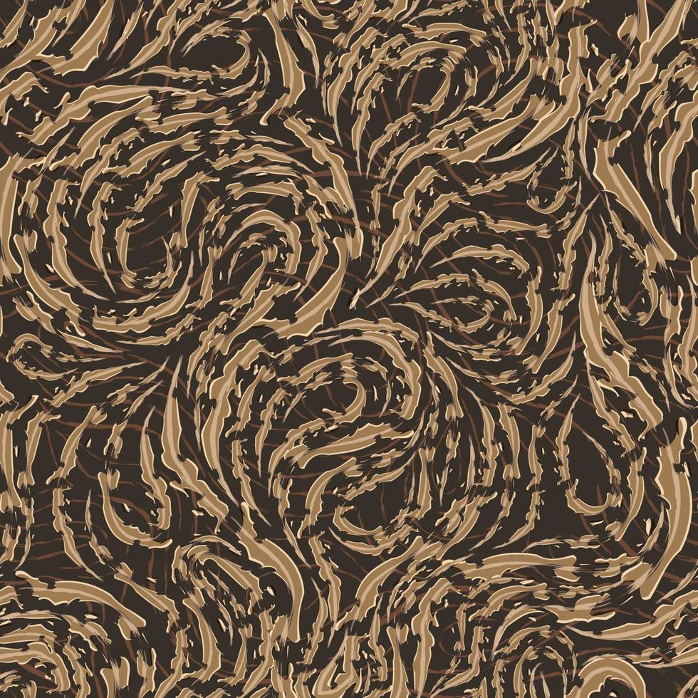 patrón de vector transparente de líneas fluidas beige suaves con bordes rasgados. textura de fibras de madera o mármol.