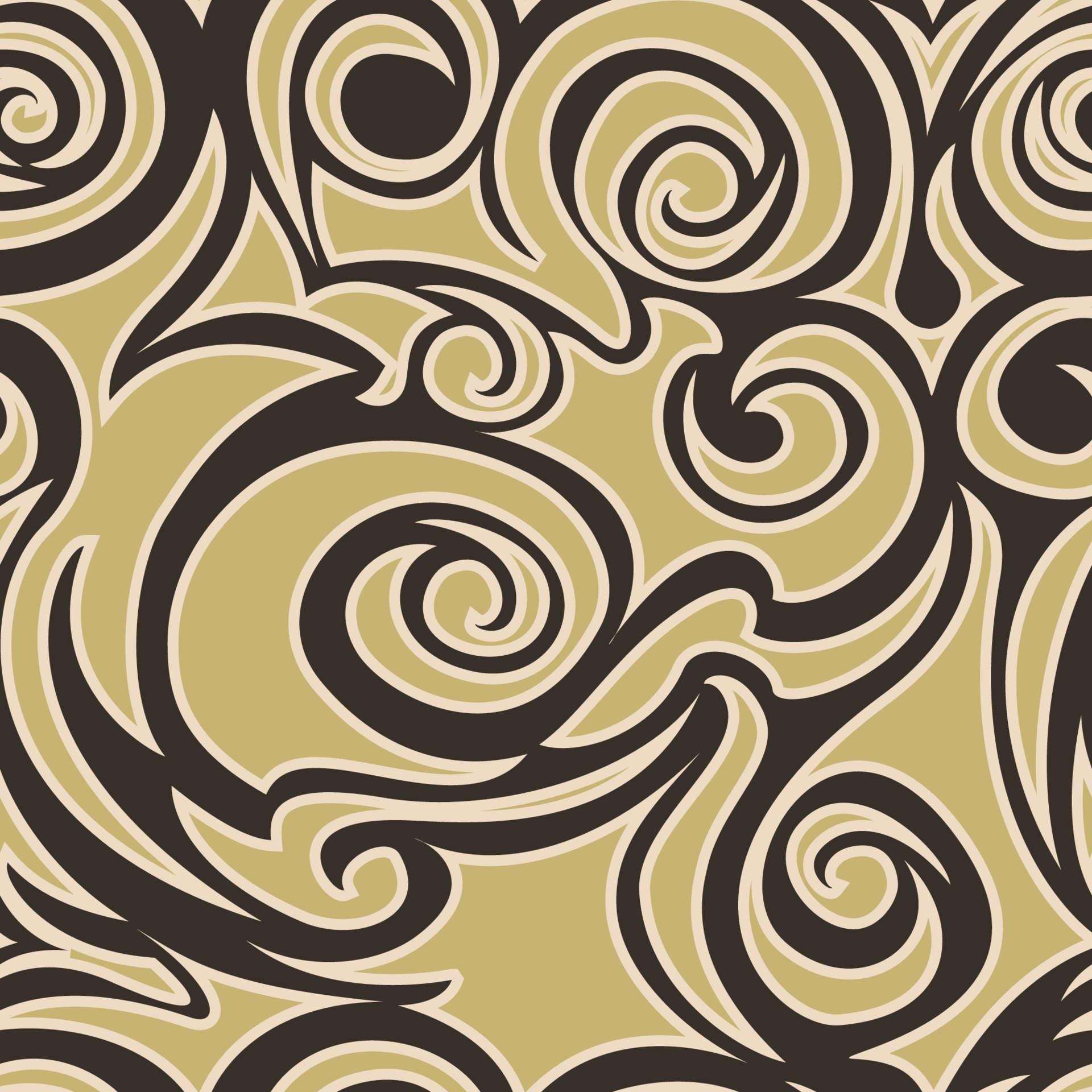 Vector brown flowing and seamless background. 2192562 Vector Art at