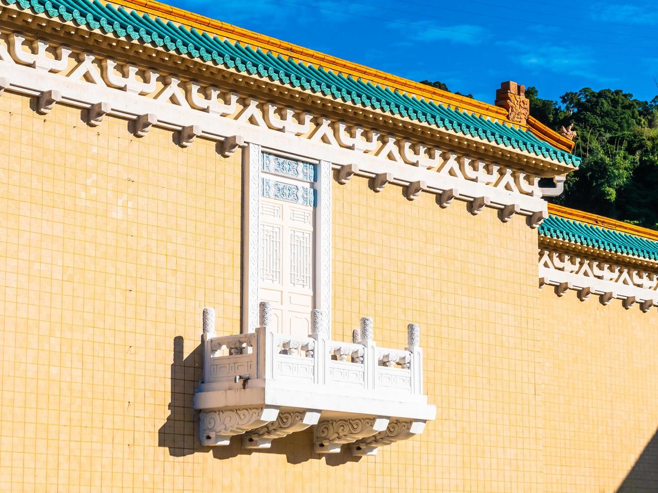 museo del palacio nacional en taipei, taiwán foto