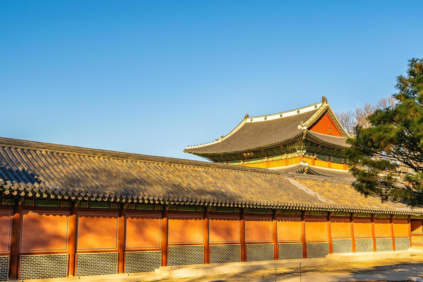 Changdeokgung palace in Seoul city, South Korea photo