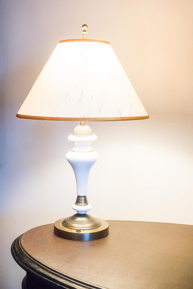 Classic bedroom lamp photo