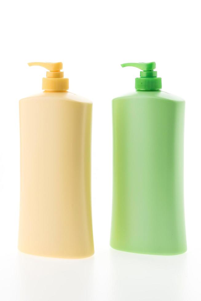 Blank lotion bottles photo