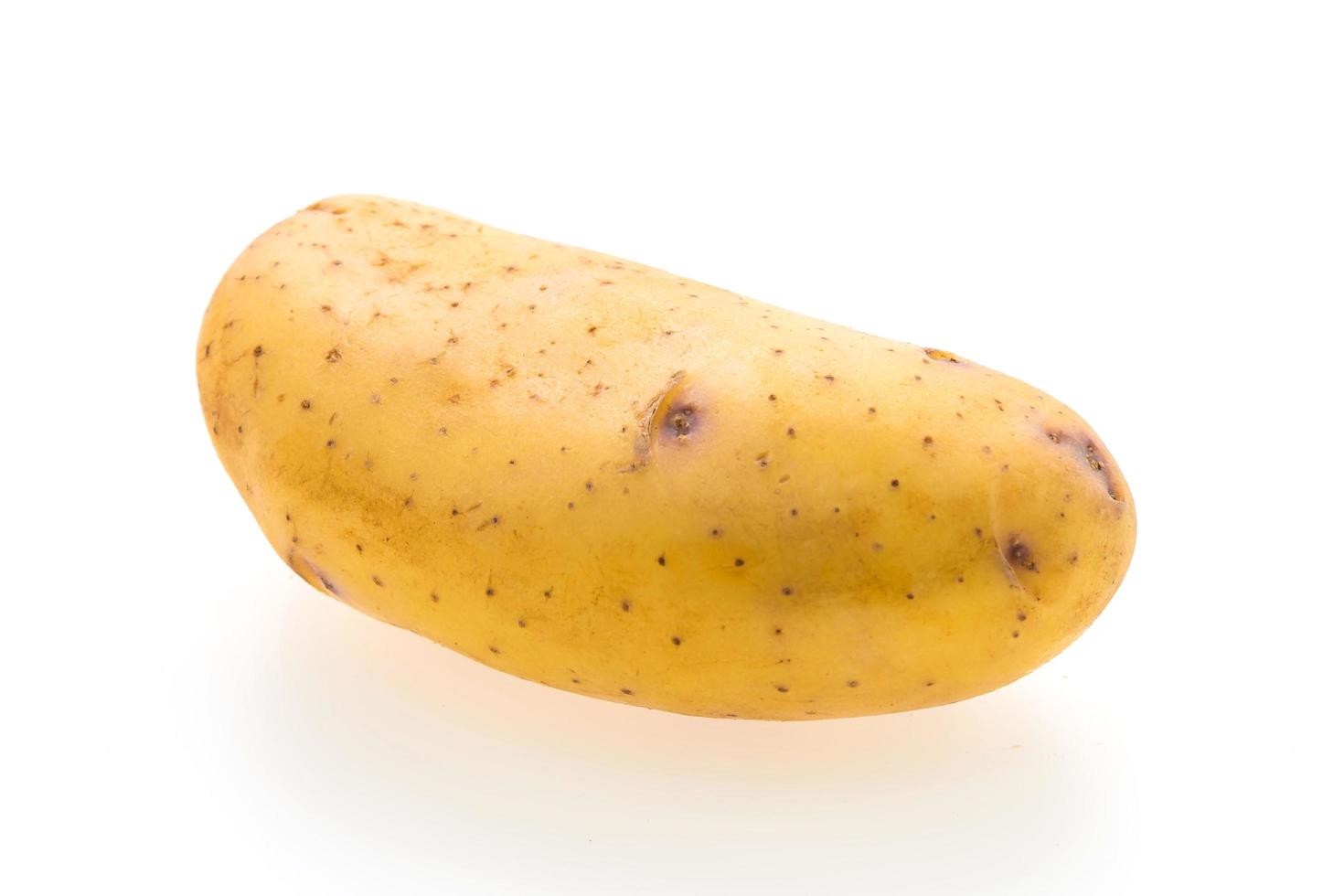 Potato isolated on white background photo