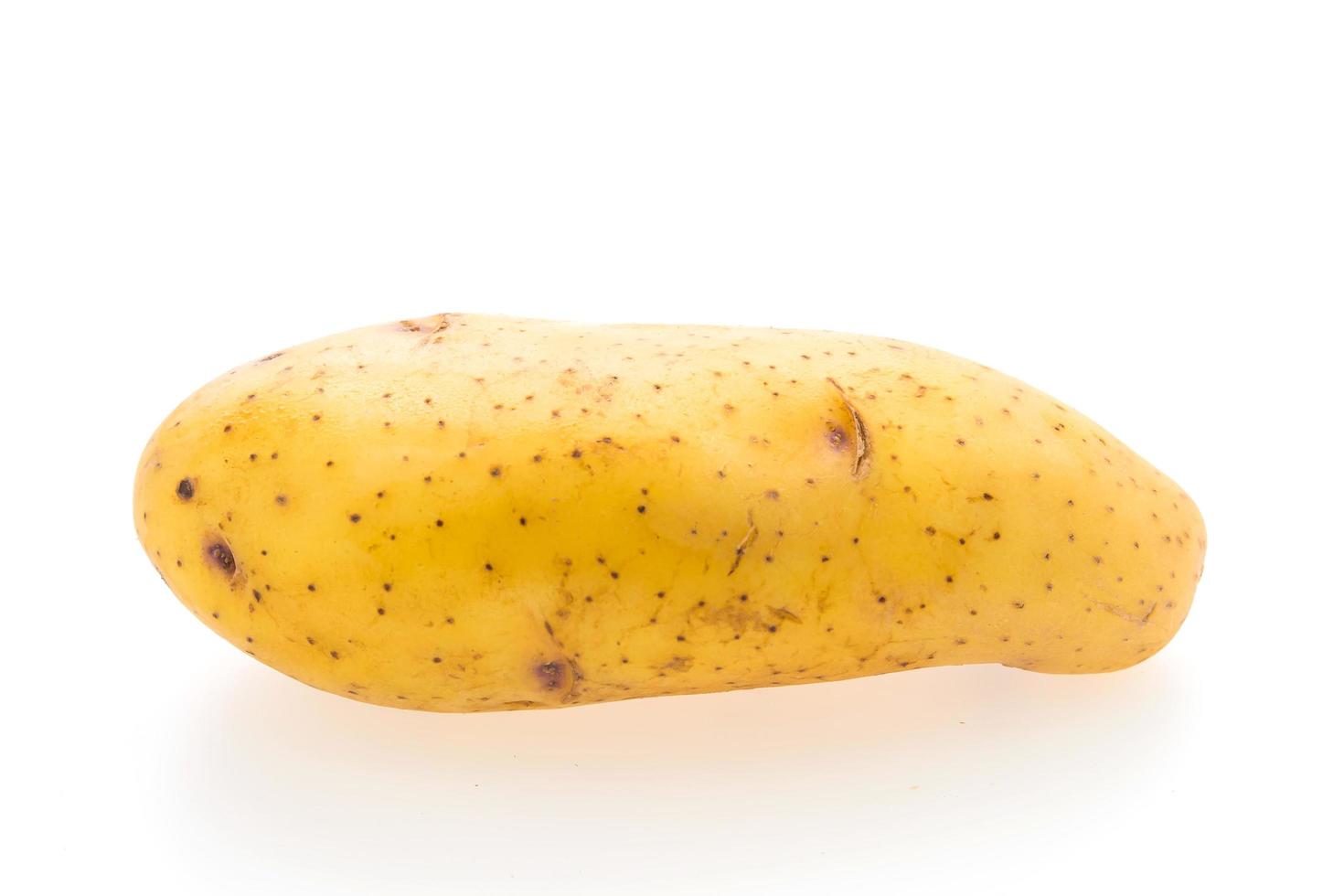 Potato isolated on white background photo