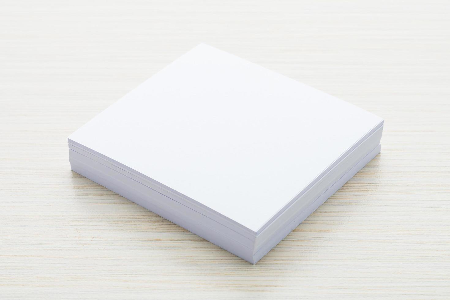 White paper mock up photo