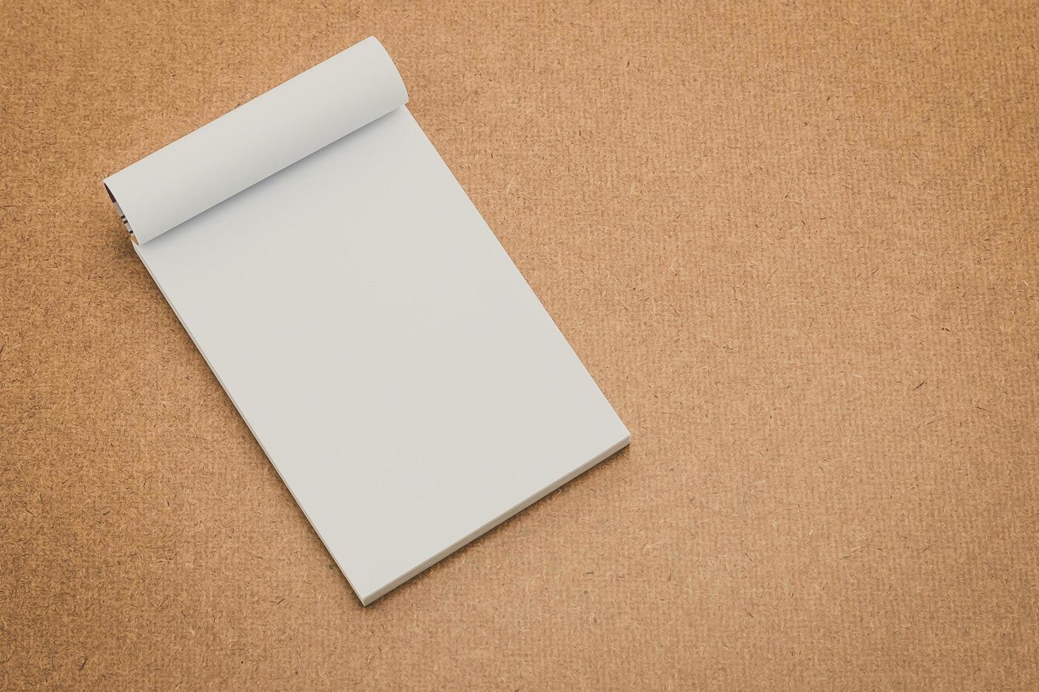 White paper mock up photo