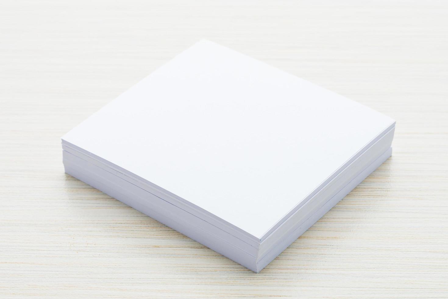 White paper mock up photo