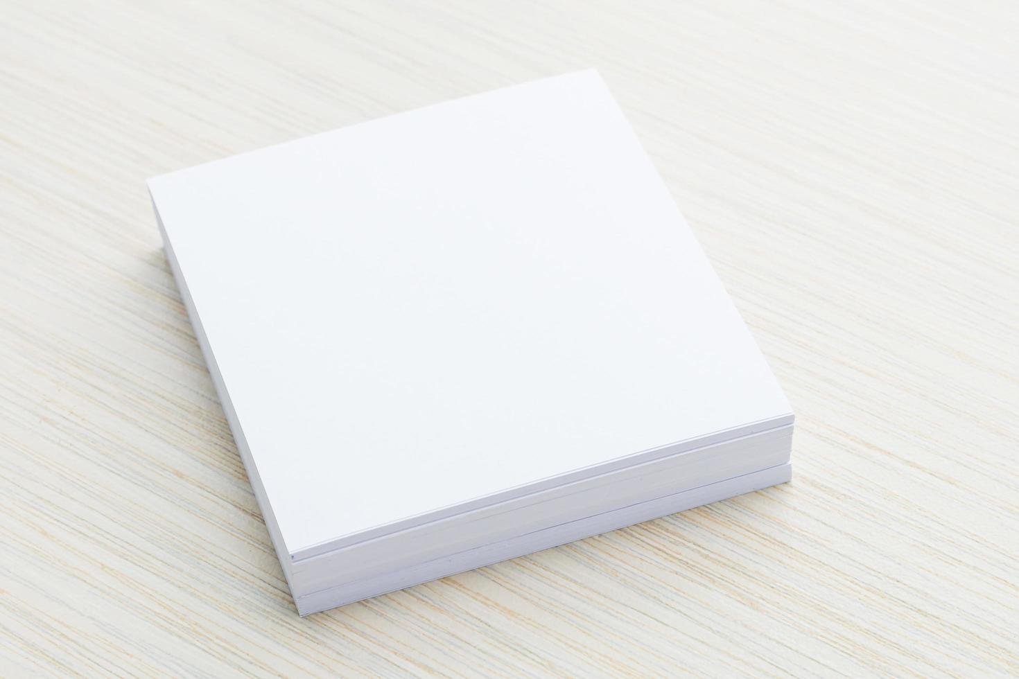 White paper mock up photo