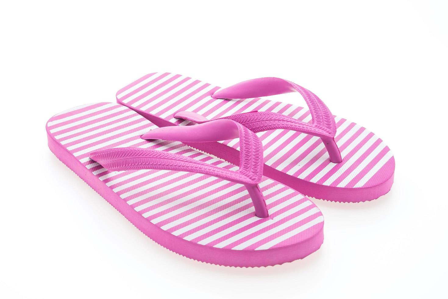 Flip flop isolated on white photo