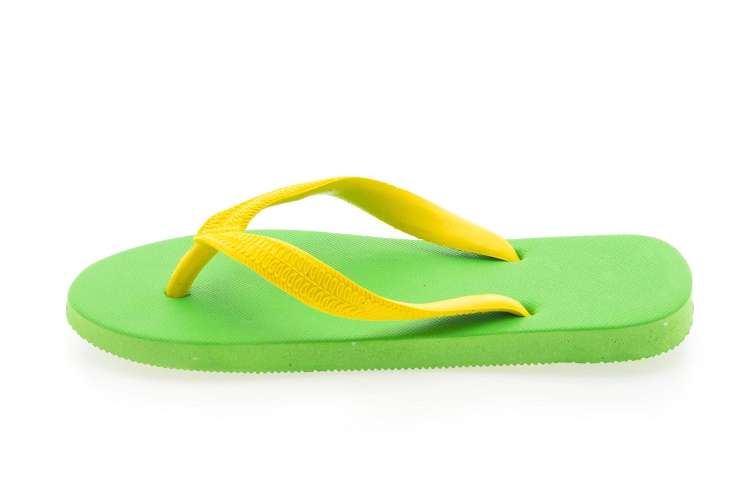 Flip flop isolated on white photo