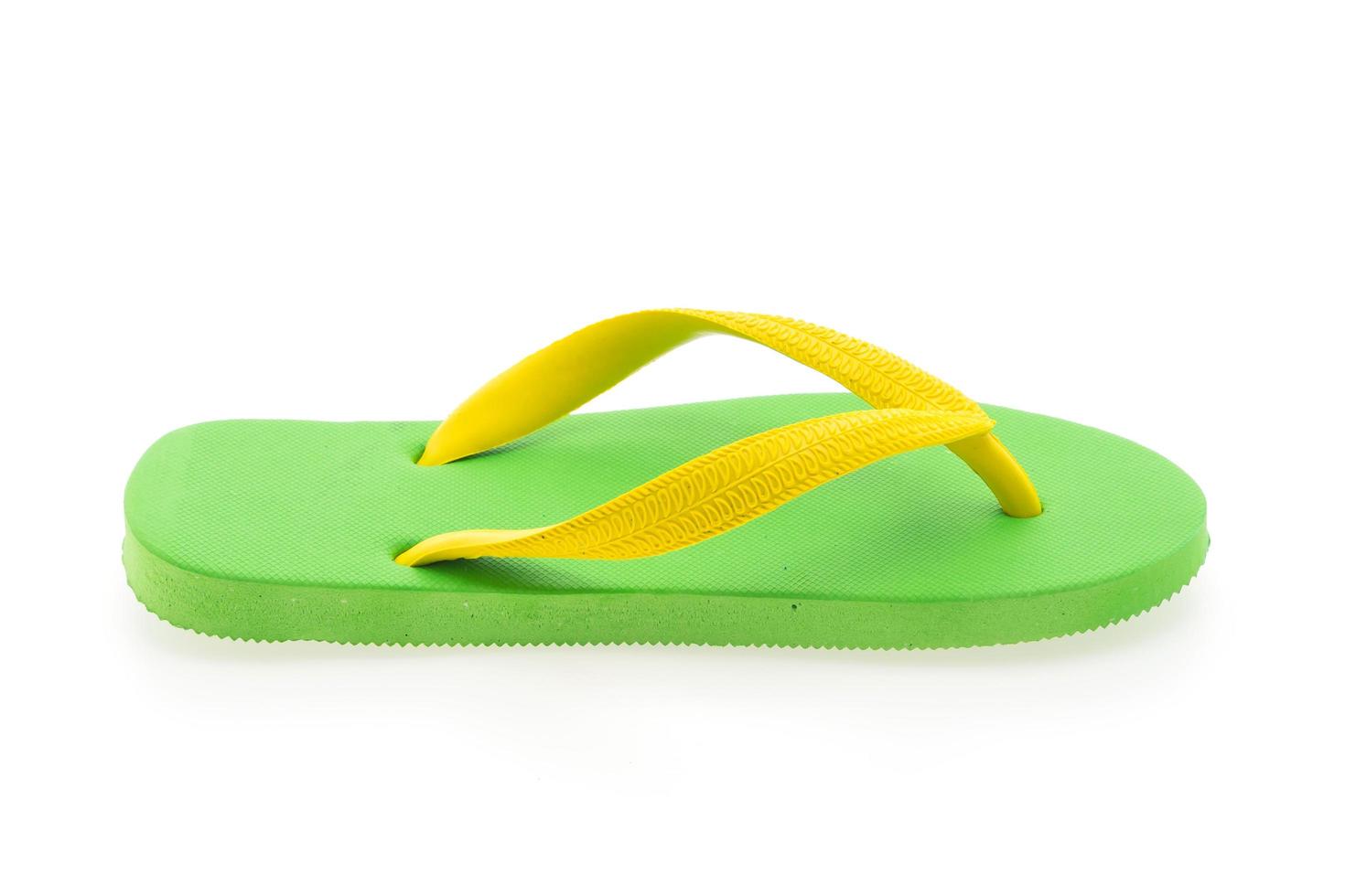Flip flop isolated on white photo