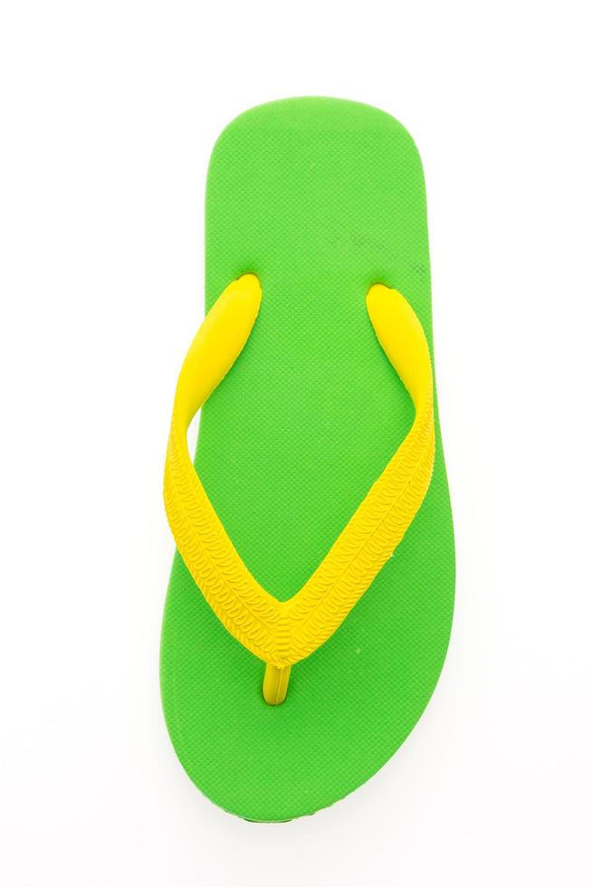 Flip flop isolated on white photo