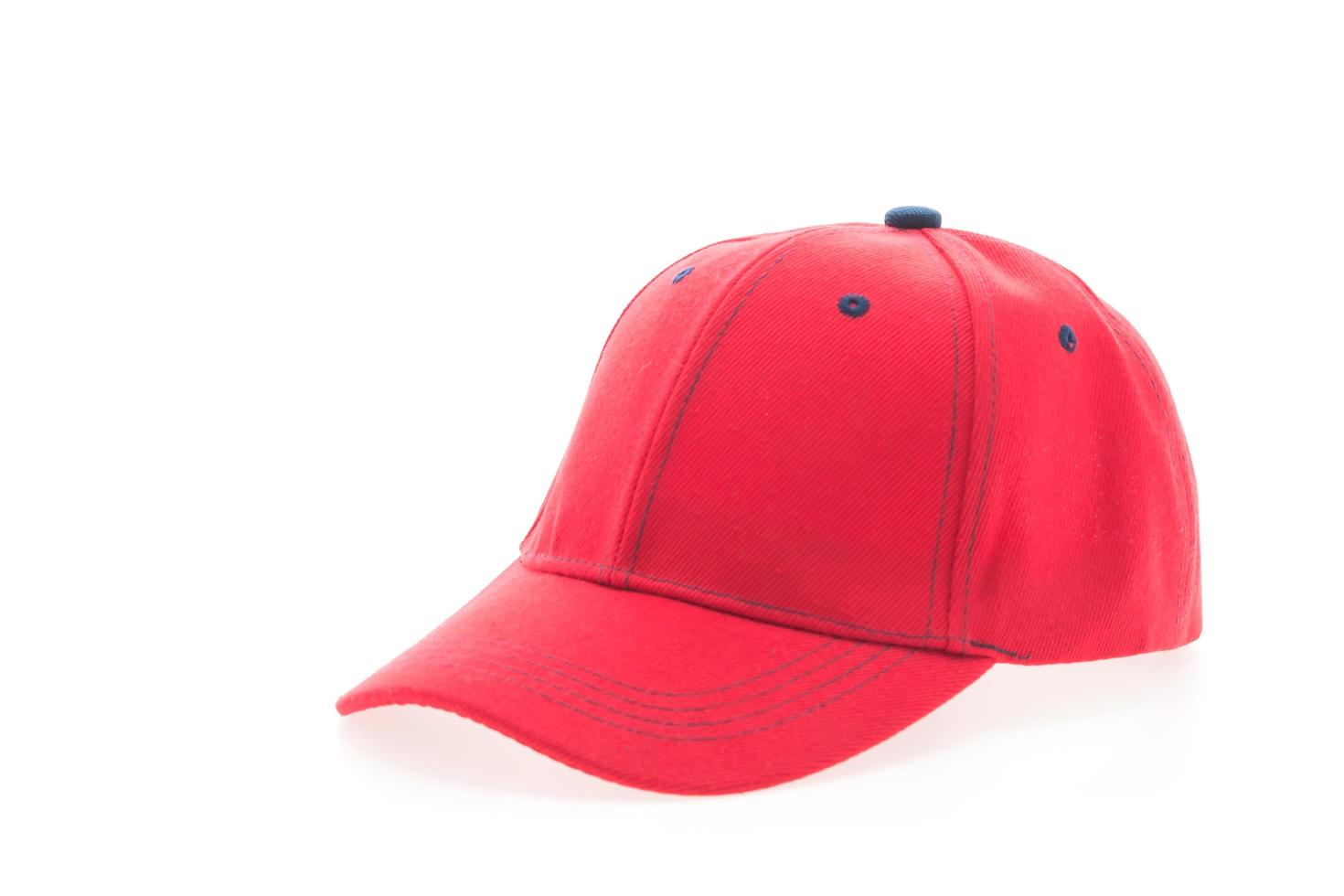 Red baseball cap photo