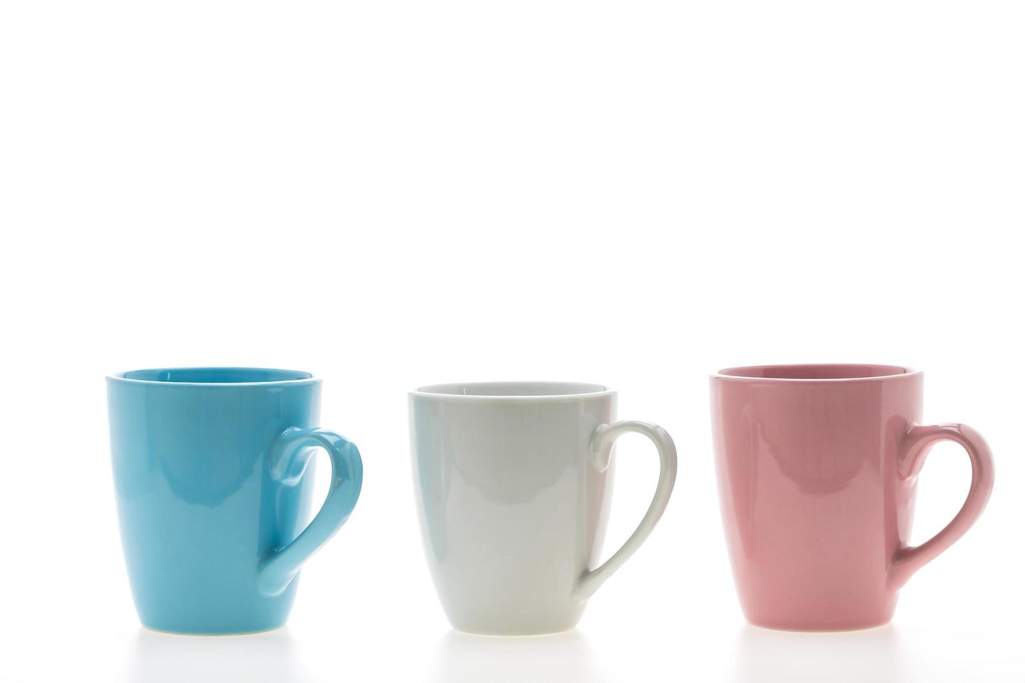 Empty coffee cup or coffee mug photo