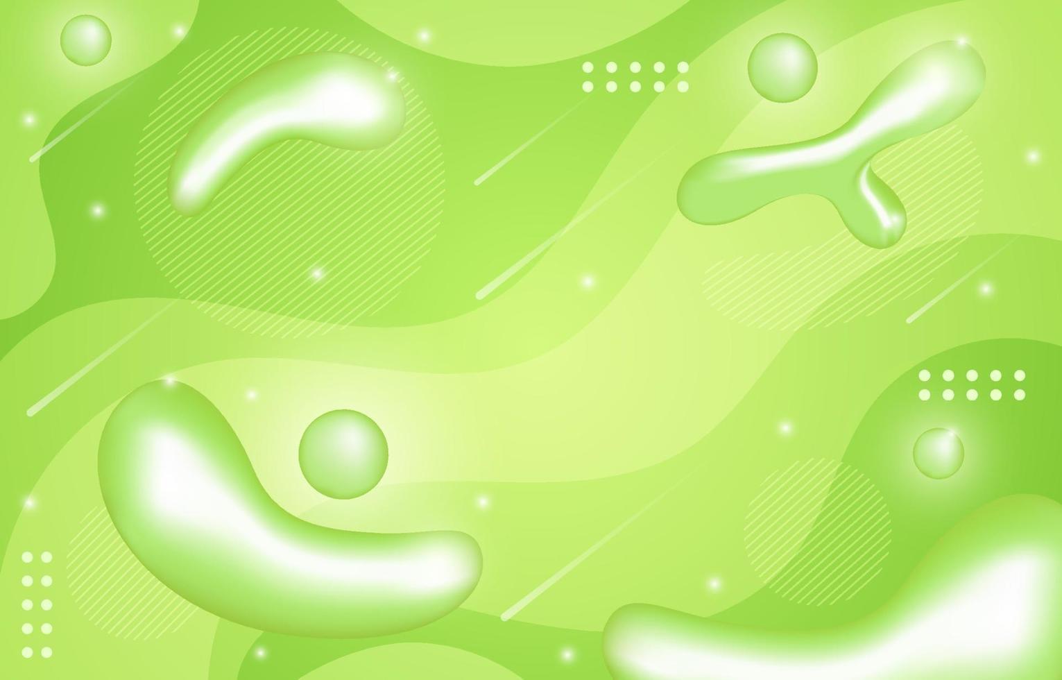 Green Fluid Background vector