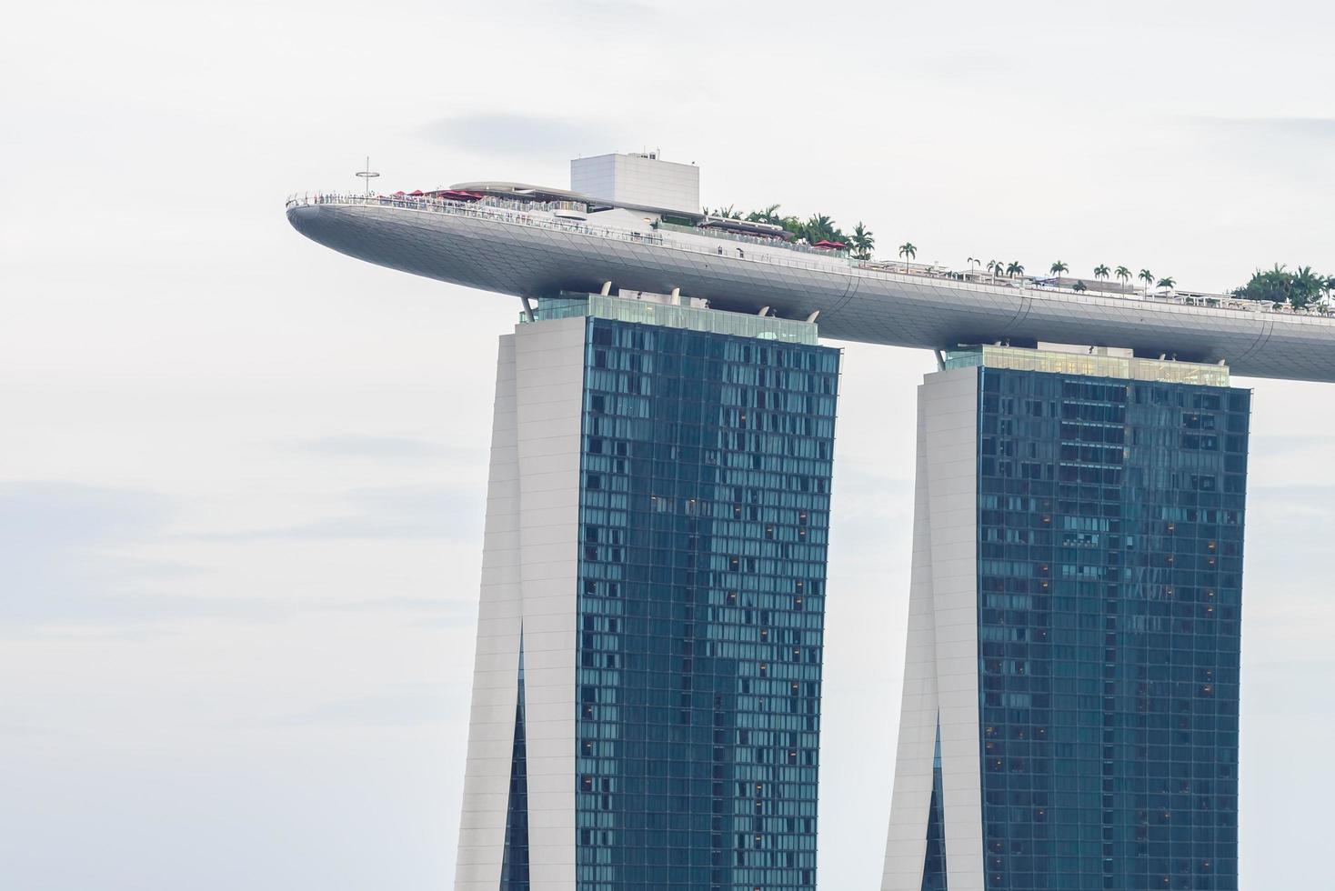 Marina Bay en Singapur foto