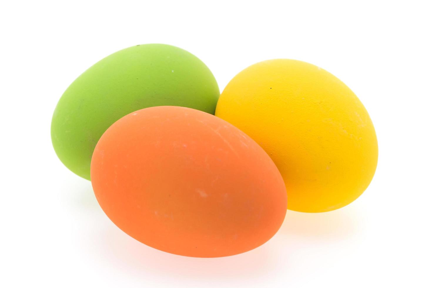 coloridos huevos de pascua foto