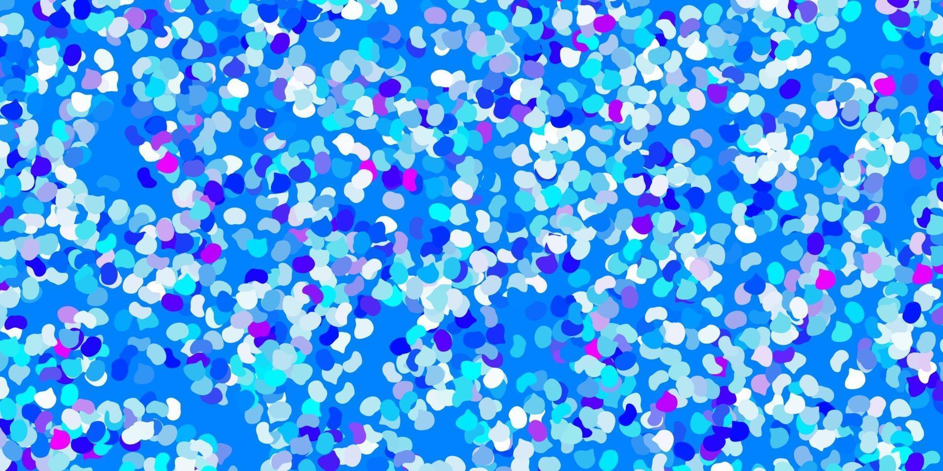 Light pink, blue vector template with abstract forms.