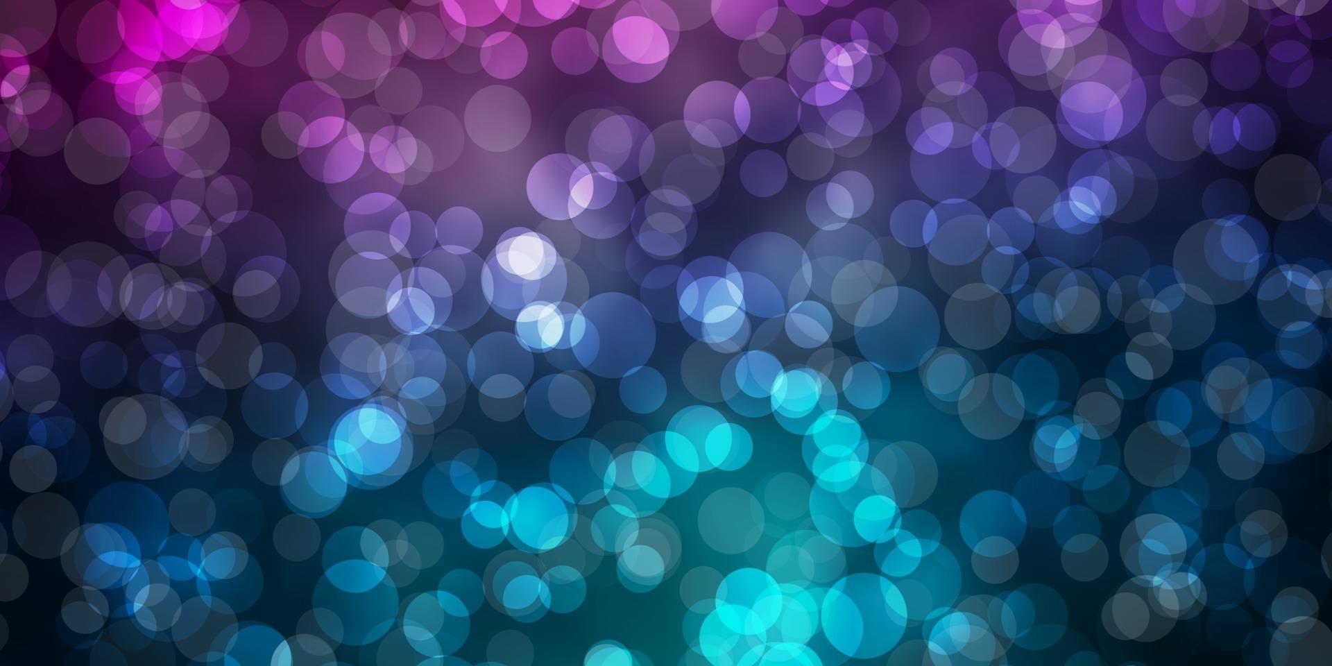 Light Blue, Red vector pattern with spheres.