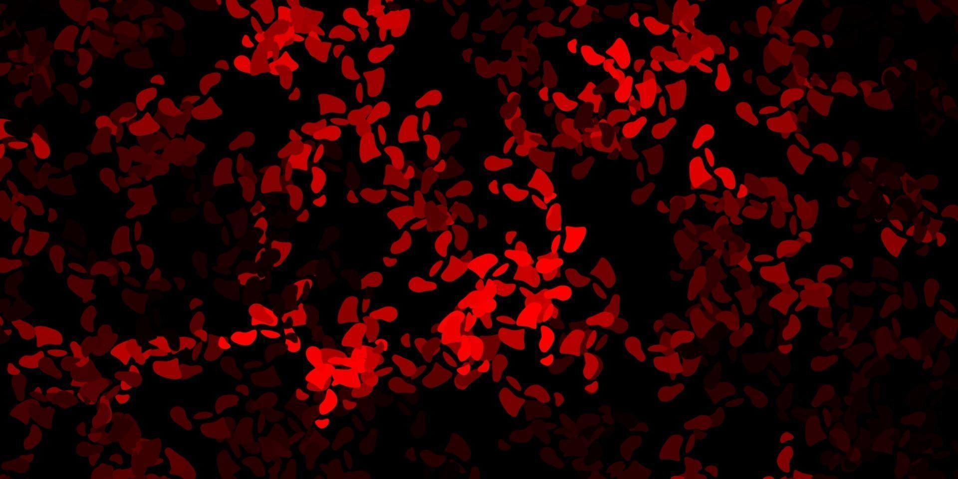 Dark red vector backdrop with chaotic shapes.