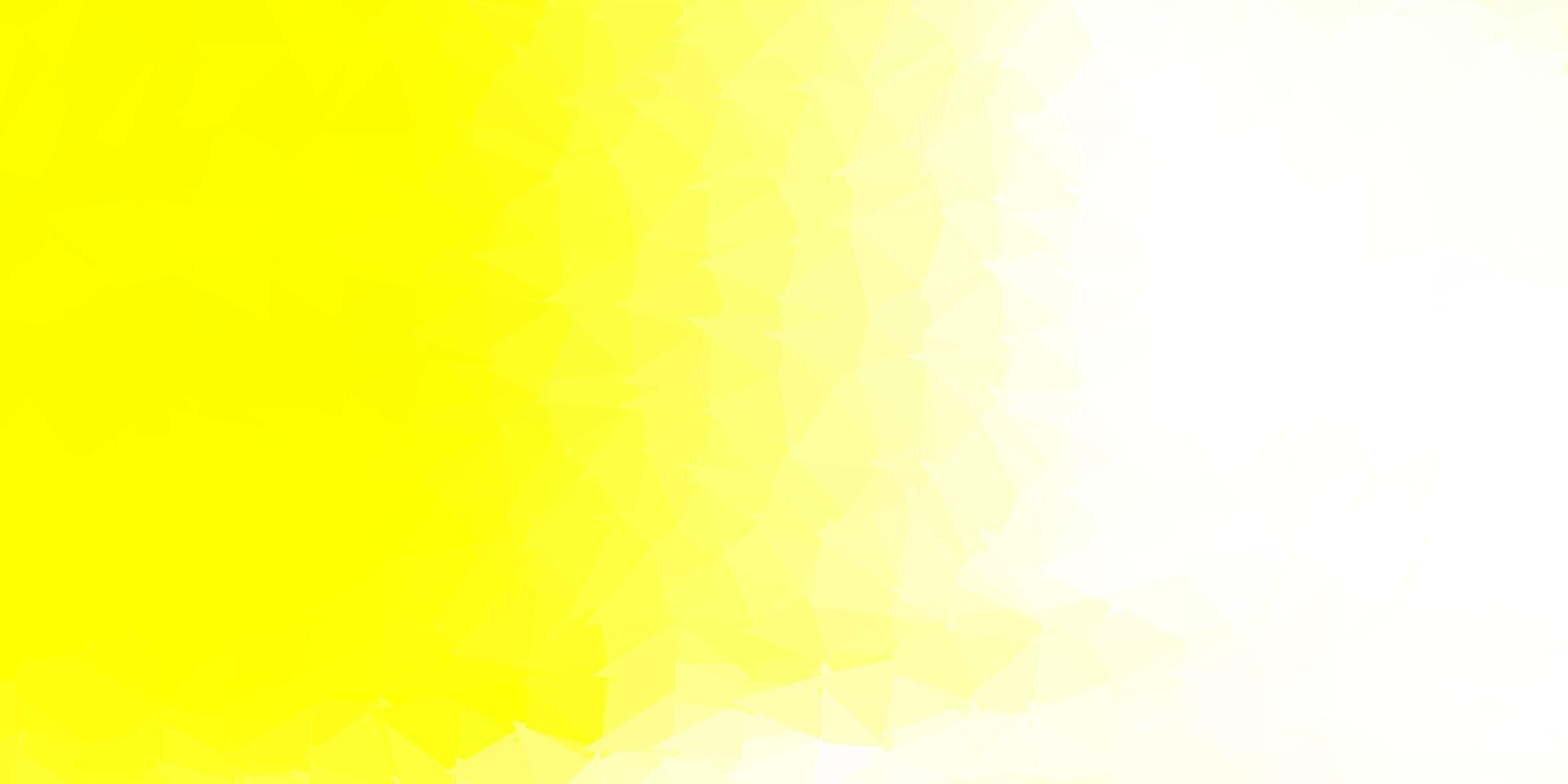 Light yellow vector gradient polygon wallpaper.