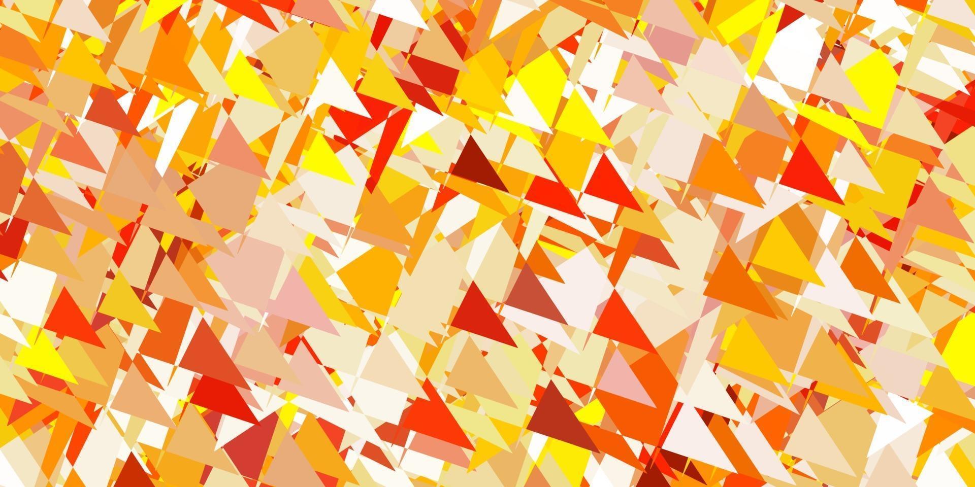 Light yellow vector pattern with polygonal shapes.