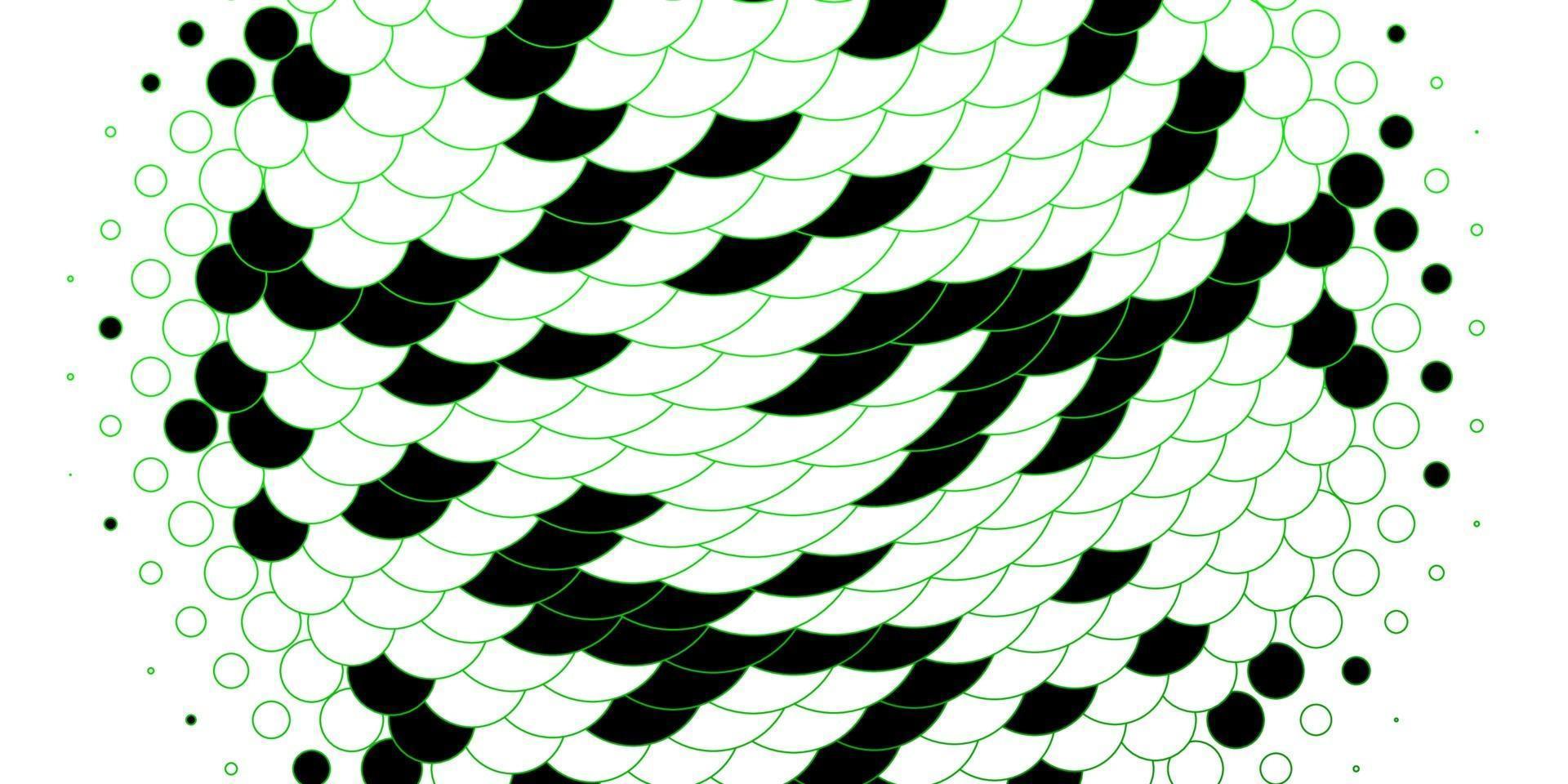 textura de vector verde claro con discos.