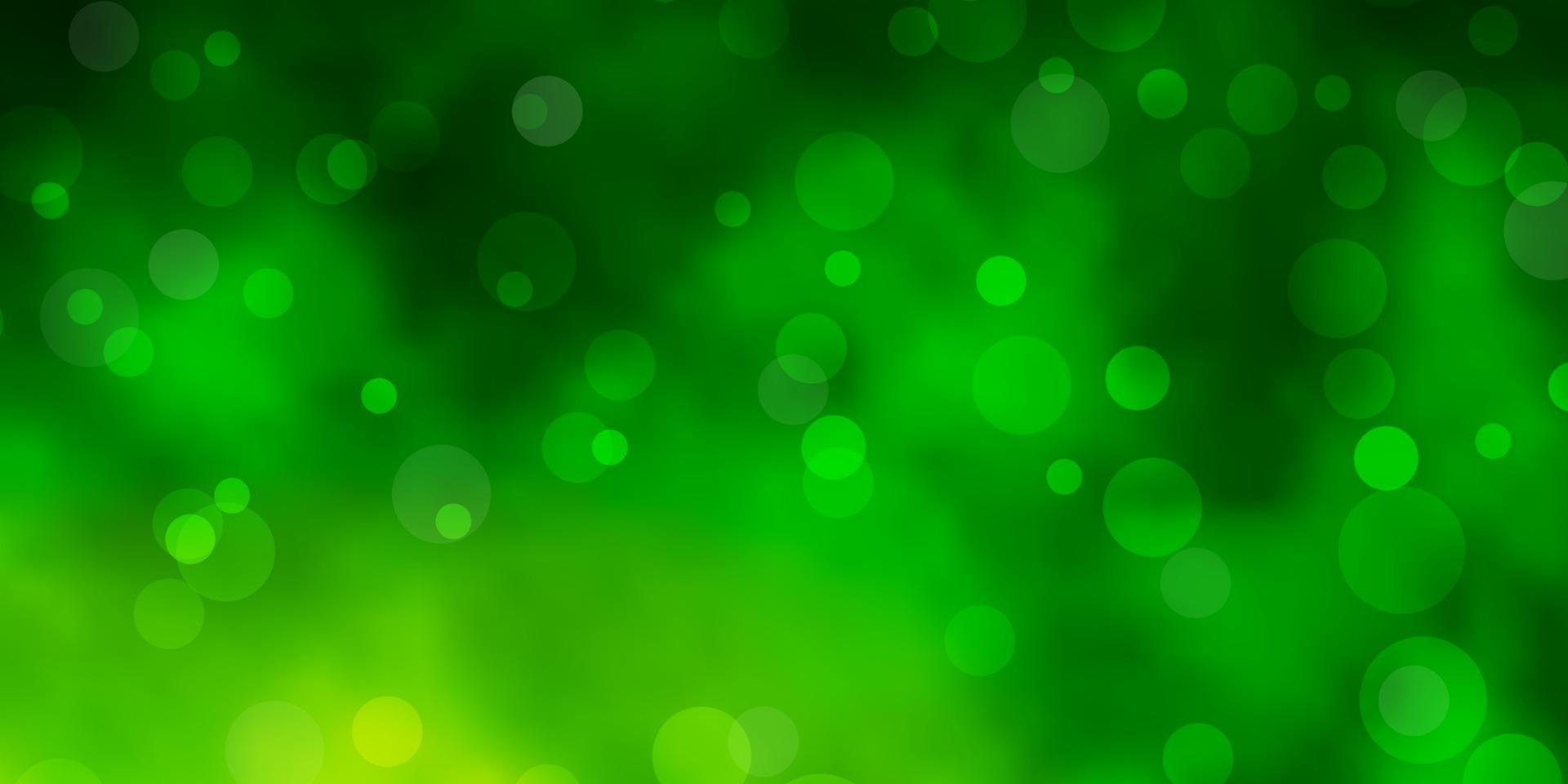 Light Green vector texture with disks.